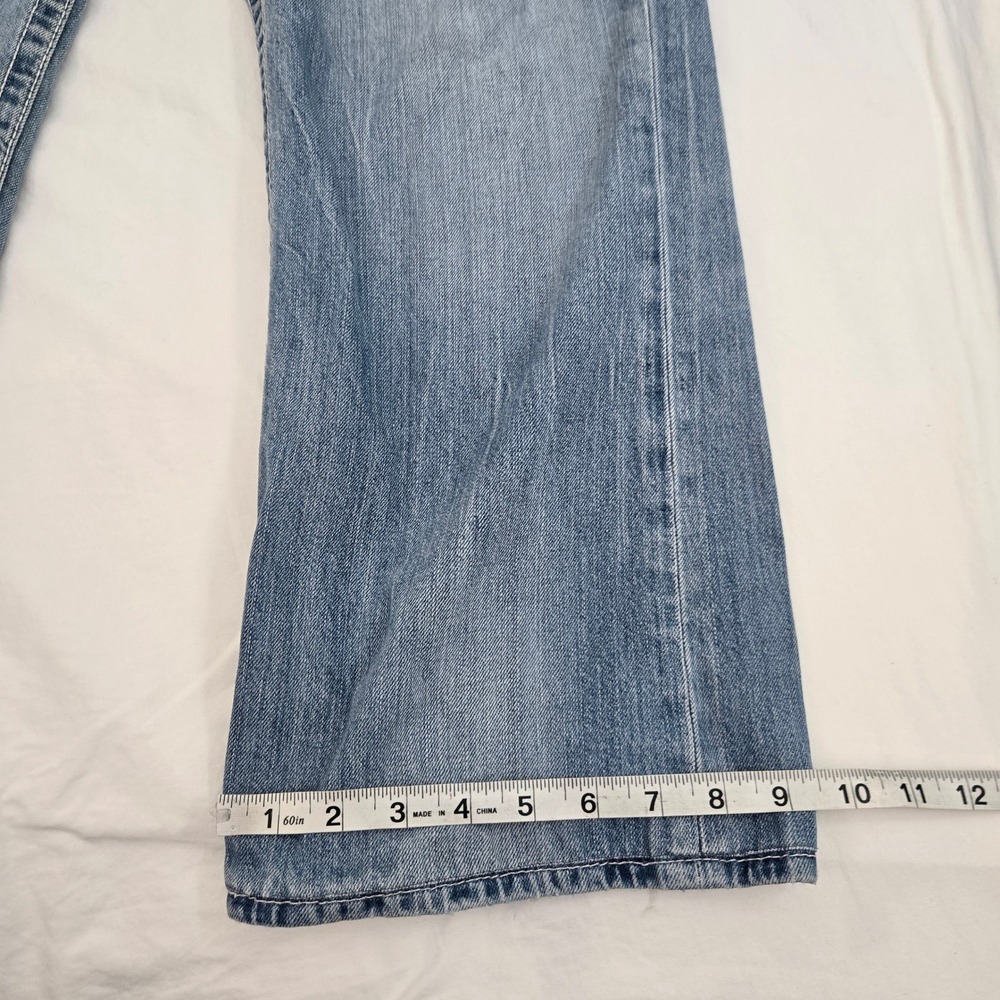 BIG STAR Pioneer Boot‎ Jeans Men 36 R 100% Cotton Distressed Denim Y2K Thrashed - Picture 10 of 12
